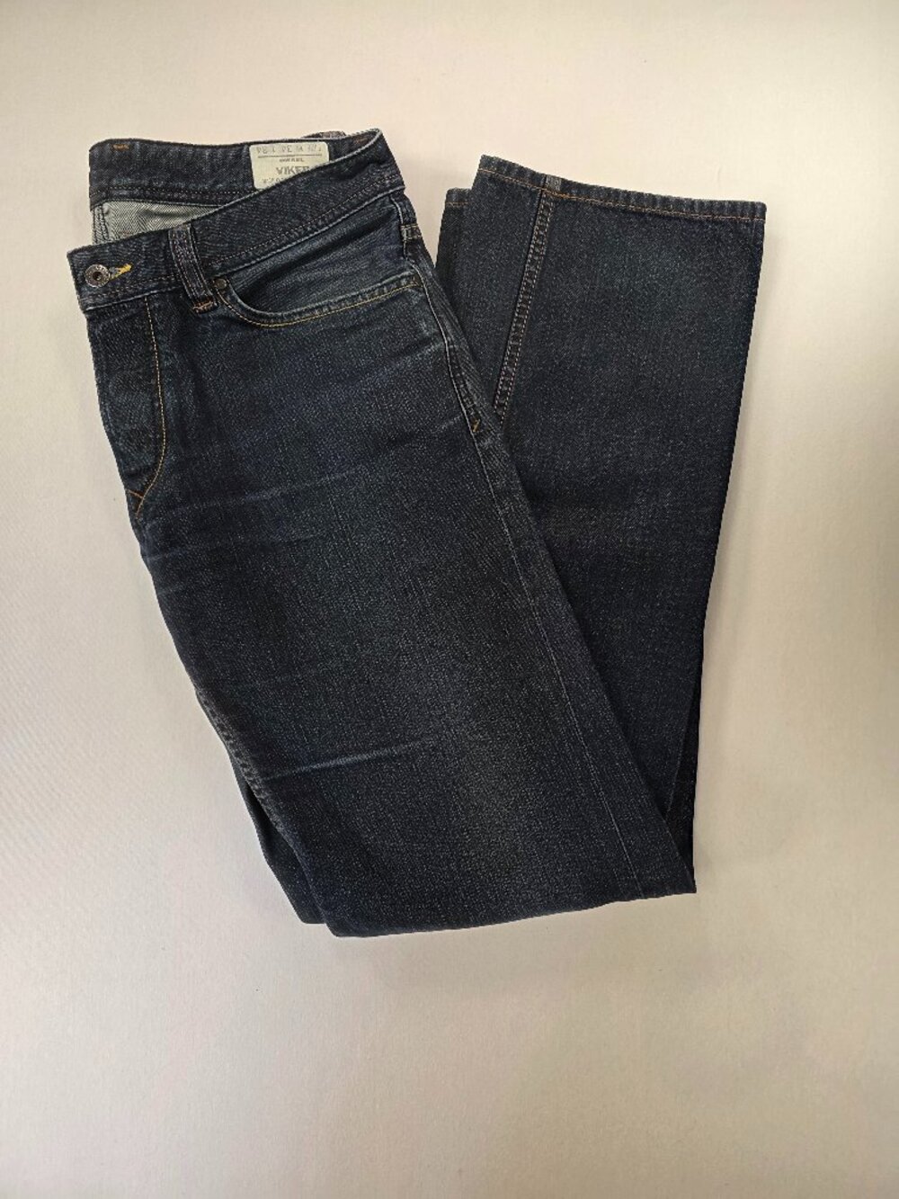 Diesel Viker Jeans Mens Sz 34x34 Blueish Black Mix Regular Straight Leg